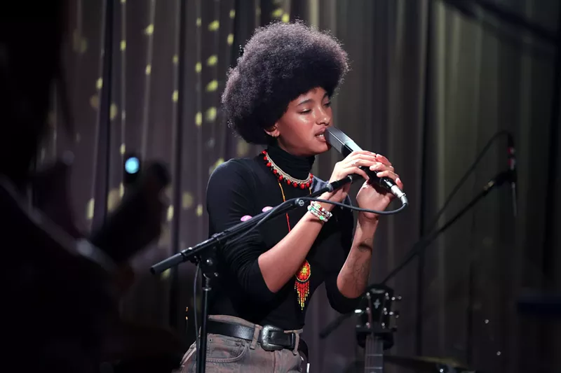 Image: Willow Smith performing at the Grammy Museum in Los Angeles