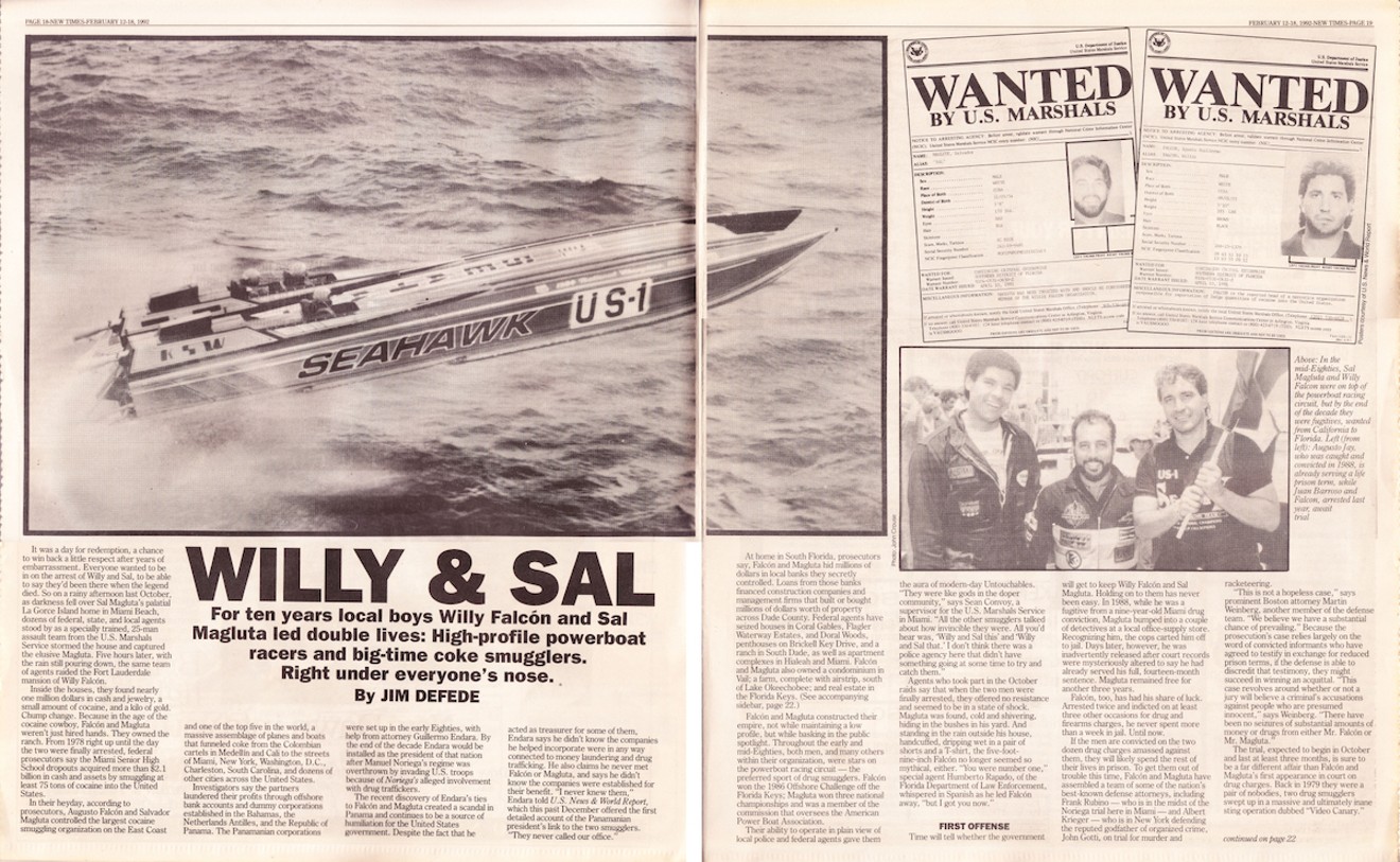 Pages 18-19 of the February 12, 1992, issue of Miami New Times