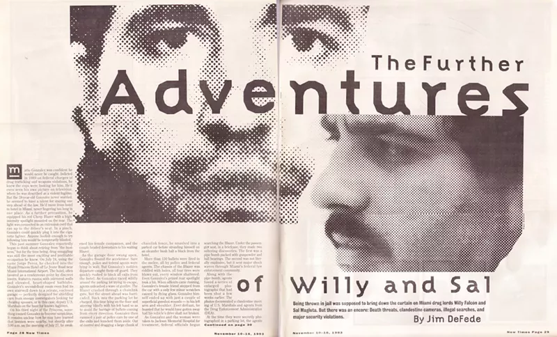 Image: Pages 28-29 of the November 10, 1993, issue of Miami New Times