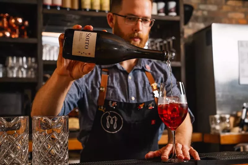 Image: Macchialina's wine program was honored by Wine Spectator for its diverse selection of natural and biodynamic wines.