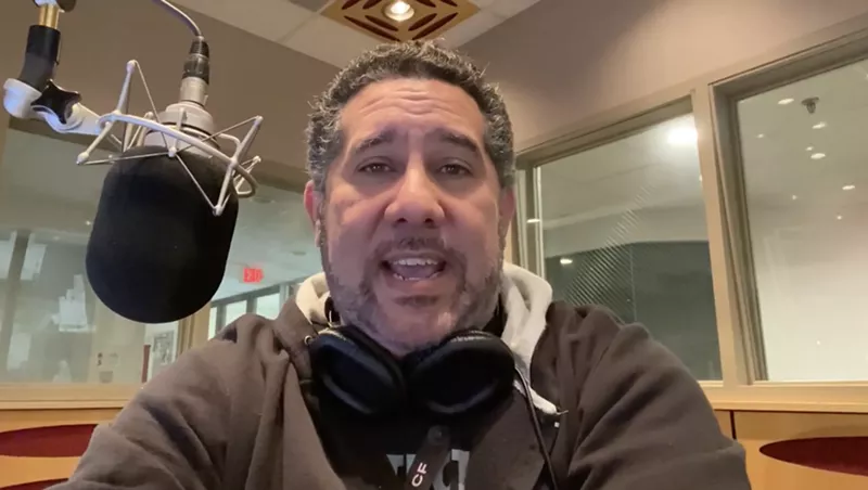 Image: Sundial host Luis Hernandez during a WLRN fundraising drive in 2020.