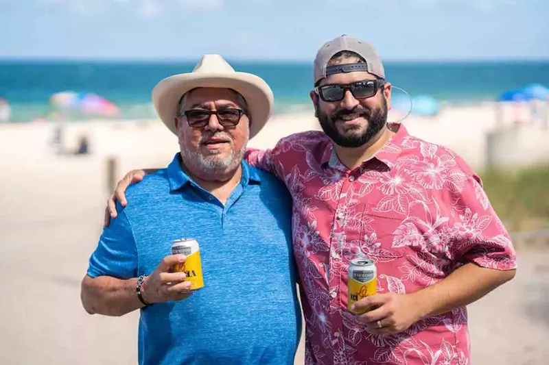 Image: Wynwood Brewing cofounders Luis "Pops" Brignoni Sr. and son Luis Brignoni