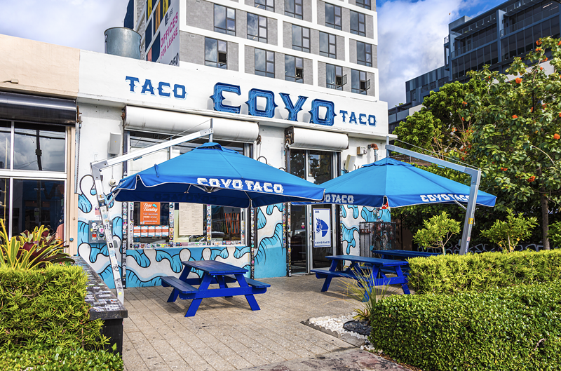 Image: Classic Wynwood spot Coyo Taco has grown from a taqueria to an international brand in 10 years, known for its tacos, salsas, drinks, and late-night bites.