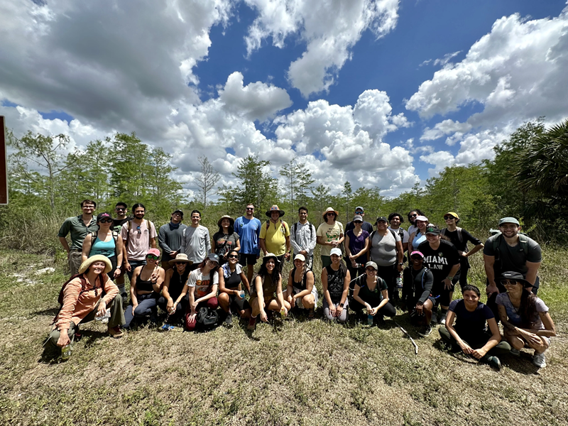 Image: Miami Hiking Club's hikes take place around once a month and are so popular that there is often a waiting list.