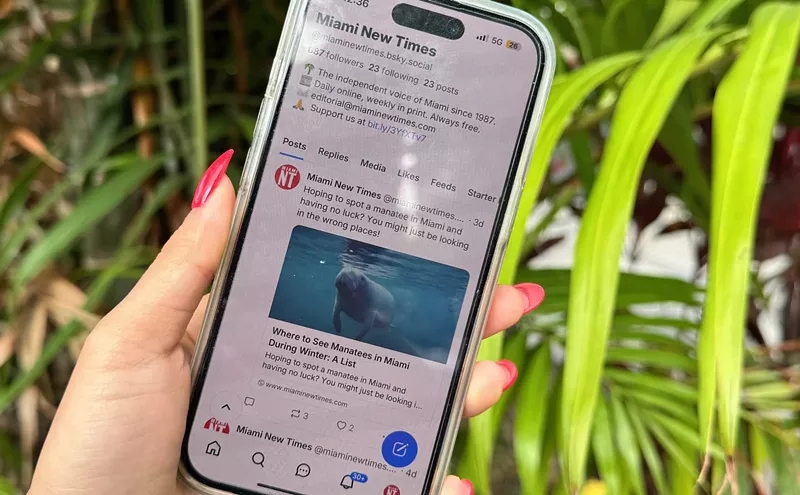 Image: You Can Now Find Miami New Times on Bluesky, Reddit